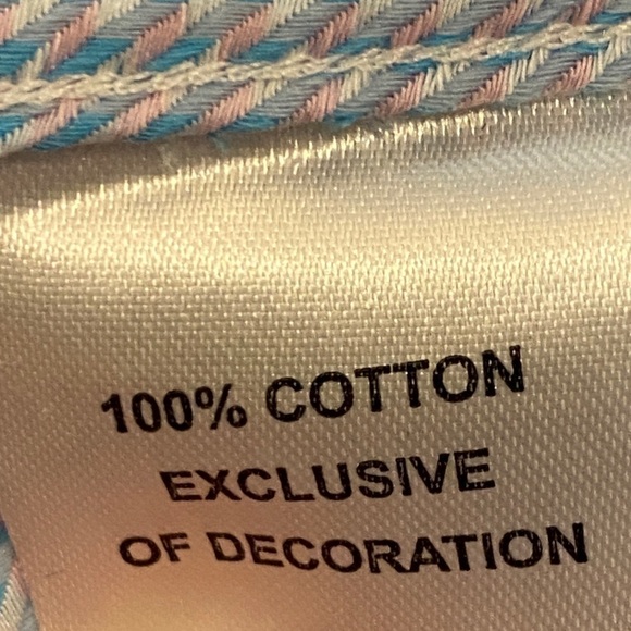 Blue and Pink dress shirt by Tailorbryd Like New - Picture 10 of 10